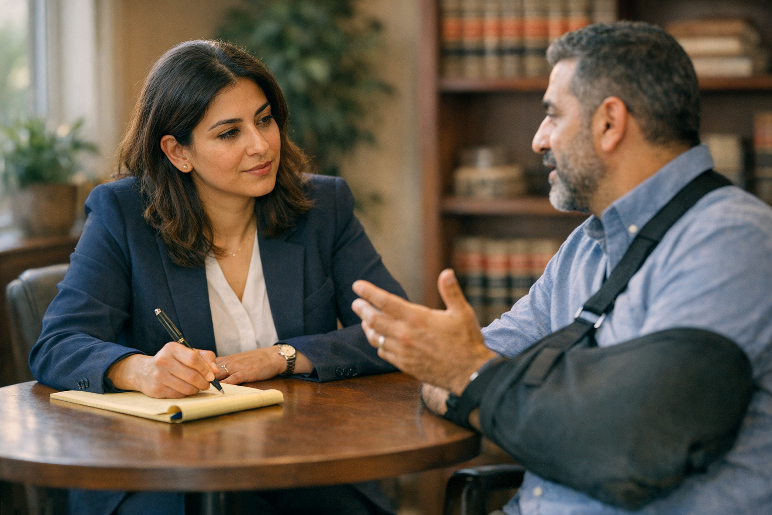 Arabic-speaking personal injury lawyer consultation